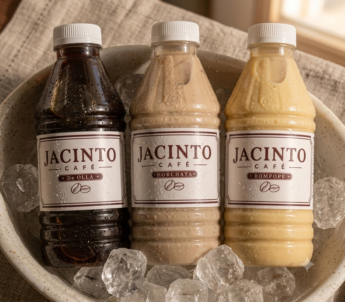 Tres presentaciones de Jacinto Café sobre hielo